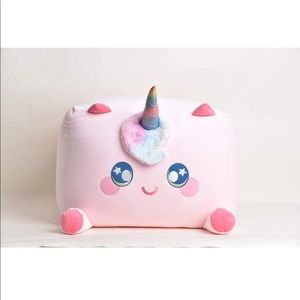 JUPOZQD Plush Animal Chair Cover (Pink Velvet)